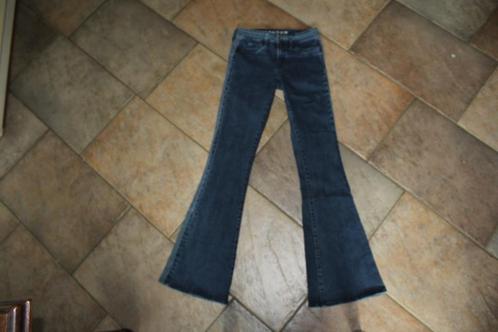 Denham Farrah EDS super flare stretch jeans mt XS ZGAN, Kleding | Dames, Spijkerbroeken en Jeans, Zo goed als nieuw, W27 (confectie 34) of kleiner