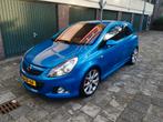 Opel Corsa 1.6 OPC 3D 2008 Blauw kleppen uitlaat. Nieuwe apk, Auto's, Blauw, Leder en Stof, Origineel Nederlands, Handgeschakeld