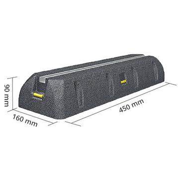 Airco buitenunit montagebalk trillingsdempend rubber 450 mm beschikbaar voor biedingen