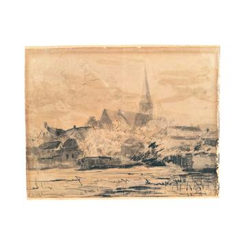 Jaques van Santen Kolff - originele tekening uit 1879. beschikbaar voor biedingen
