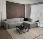 Hoekbank grijs, Huis en Inrichting, Banken | Complete zithoeken, Ophalen, Zo goed als nieuw