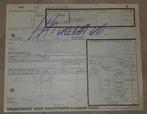 Oude Vrachtbrief N.S. - Amsterdam 1945, Verzamelen, Ophalen of Verzenden, Gebruikt, Trein, Kaart of Prent