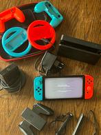 Nintendo switch oled 256 gb micro sd, Spelcomputers en Games, Ophalen of Verzenden, Zo goed als nieuw, Switch OLED