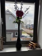 twee prachtige vazen met kunstbloemen, Huis en Inrichting, Woonaccessoires | Vazen, Ophalen, Overige kleuren, 50 tot 75 cm, Glas