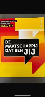 De Maatschappij Dat Ben Jij - MBO 3/4, Ophalen of Verzenden, Zo goed als nieuw, MBO