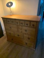 Grenen ladekastje, masief grenen ladekast, apothekers kast, Ophalen, Gebruikt, 5 laden of meer, 50 tot 100 cm