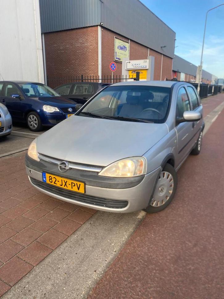 Opel Corsa 1.2 16V 5D Easytronic 2002 Grijs Nieuwe apk,, Auto's, Opel, Bedrijf, Corsa, ABS, Airbags, Centrale vergrendeling, Elektrische ramen