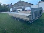 Kantelbare machinetransporter 3500kg, tridem. 470x200, Ophalen, Zo goed als nieuw