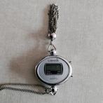 Horloge,Hals horloge,Centia,LC Quartz,grijs,batterij,1960, Overige merken, Zakhorloge, Staal, Overige materialen