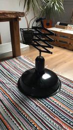 Schaarlamp met geëmailleerde kap en metalen schaar, Ophalen of Verzenden