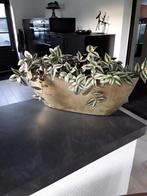 Bloembak groot bootvorm inclusief planten nieuw, Tuin en Terras, Bloembakken en Plantenbakken, Ophalen of Verzenden, Nieuw, Overige vormen