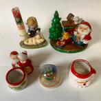 5x Kerstdecoraties Kerst Sneeuwbol Kerstman engel, Diversen, Kerst, Ophalen of Verzenden, Gebruikt