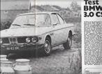Roadtest BMW 3.0 CS, Autovisie 1971., Boeken, Auto's | Folders en Tijdschriften, Nieuw, Ophalen of Verzenden, BMW, Autovisie