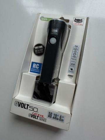 Fietslamp voorlicht oplaadbaar Cateye GVolt 50 Nieuwstaat!! beschikbaar voor biedingen