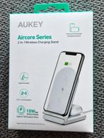 AUKEY 2-in-1 Draadloze Lader - 10W - Wit - iOS - Android, Telecommunicatie, Mobiele telefoons | Telefoon-opladers, Samsung, Ophalen of Verzenden