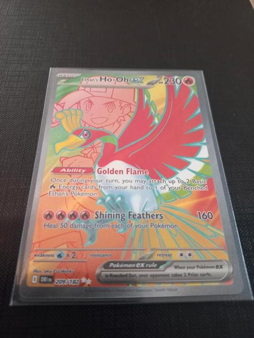 Ho oh pokemon kaart., Hobby en Vrije tijd, Verzamelkaartspellen | Pokémon, Nieuw, Losse kaart, Foil, Ophalen of Verzenden