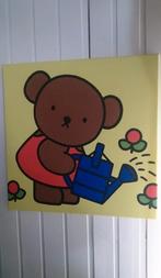 Canvas Boris Beer Dick Bruna nijntje 50x50, Ophalen, Gebruikt, Wanddecoratie