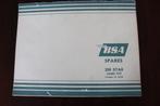 BSA C15 Star motorcycle parts list, Motoren, Ophalen of Verzenden, Overige merken