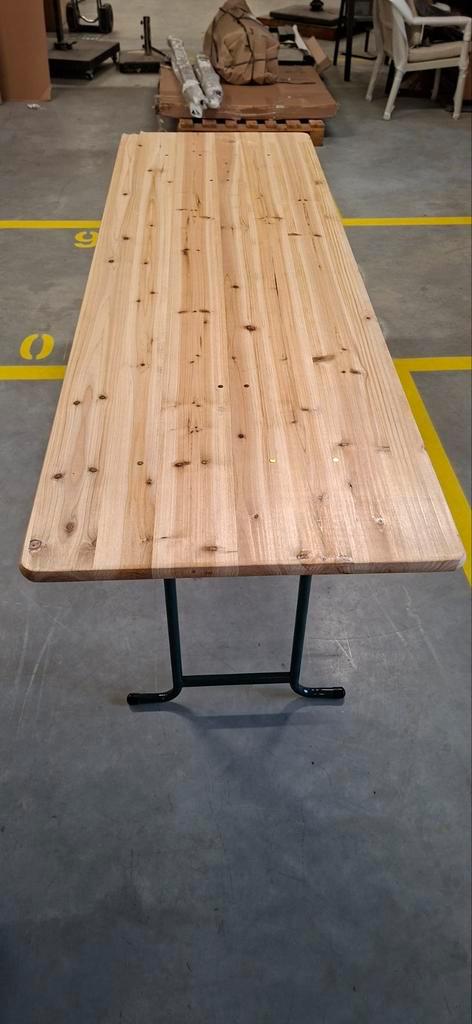 Opklapbare Biertafel 220x70cm - Voordelig!, Huis en Inrichting, Tafels | Eettafels, Ophalen