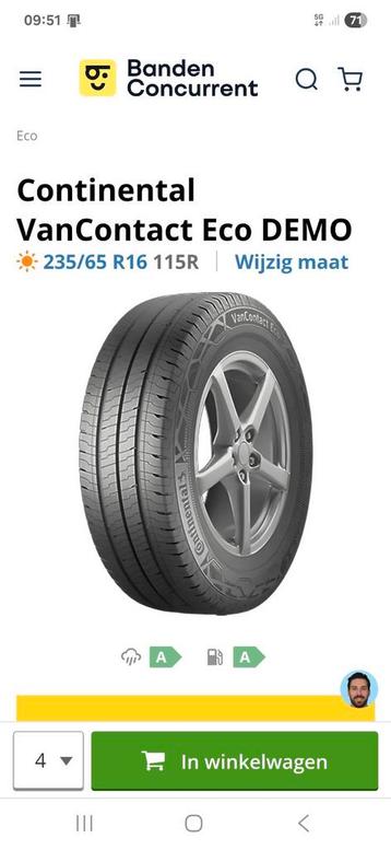 Nieuwe Banden met stalen velgen - 235/65 R16 ford transit beschikbaar voor biedingen