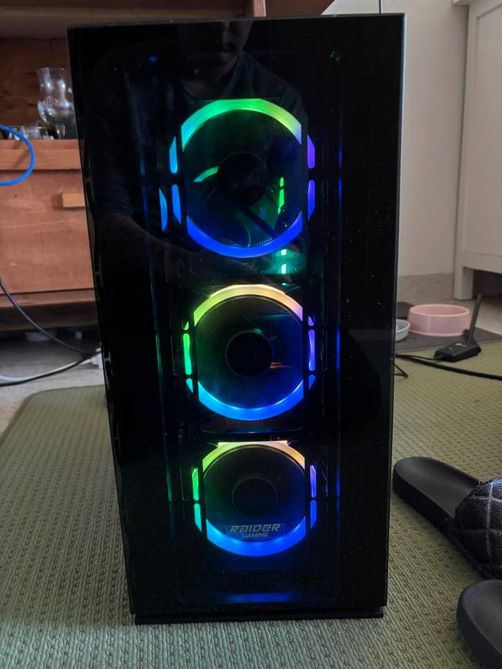 Gaming PC Behuizing met RGB, Computers en Software, Computerbehuizingen, Gebruikt, Ophalen