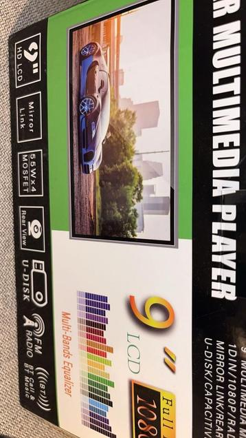Car multimedia player 9inch nieuw in doos beschikbaar voor biedingen