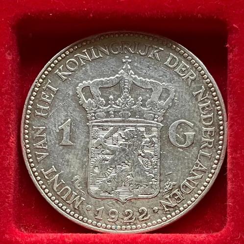 VERSCHILLENDE JAREN 1 gulden Wilhelmina 'Opgestoken Haar', Postzegels en Munten, Munten | Nederland, Losse munt, 1 gulden, Koningin Wilhelmina