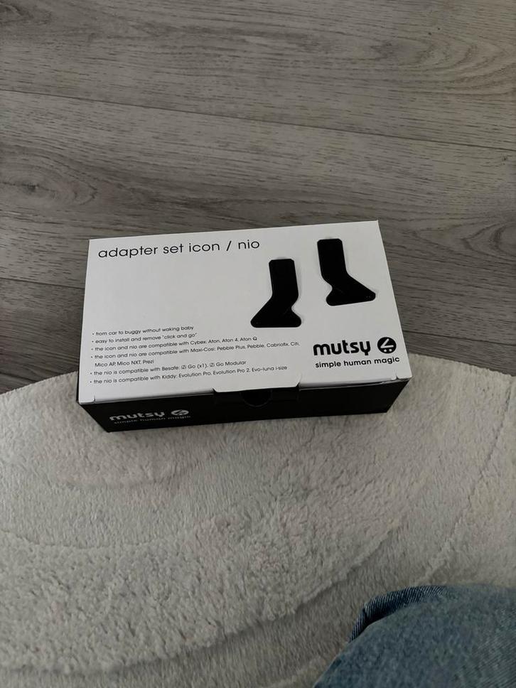 Mutsy Icon/Nio Adapterset, Kinderen en Baby's, Kinderwagens en Combinaties, Zo goed als nieuw, Kinderwagen, Mutsy, Ophalen