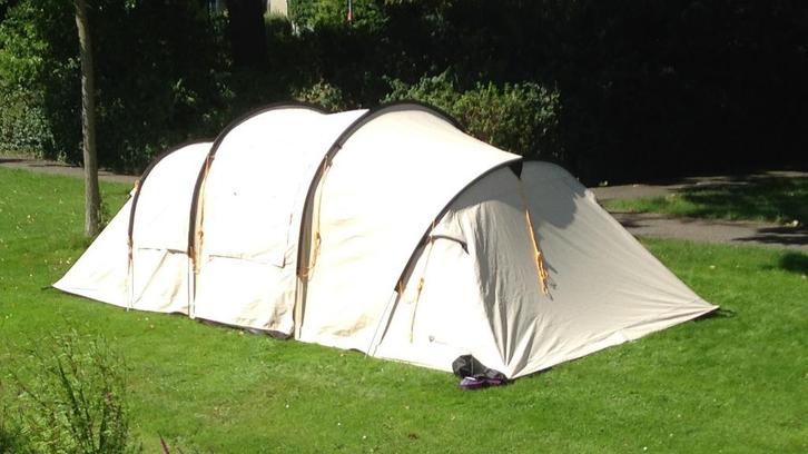 Carl Denig Familietent Zwerver, Caravans en Kamperen, Tenten, tot en met 5, Gebruikt, Ophalen