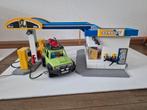 Playmobil Benzinestation 70201 met Auto en Figuren, Ophalen, Gebruikt, Complete set