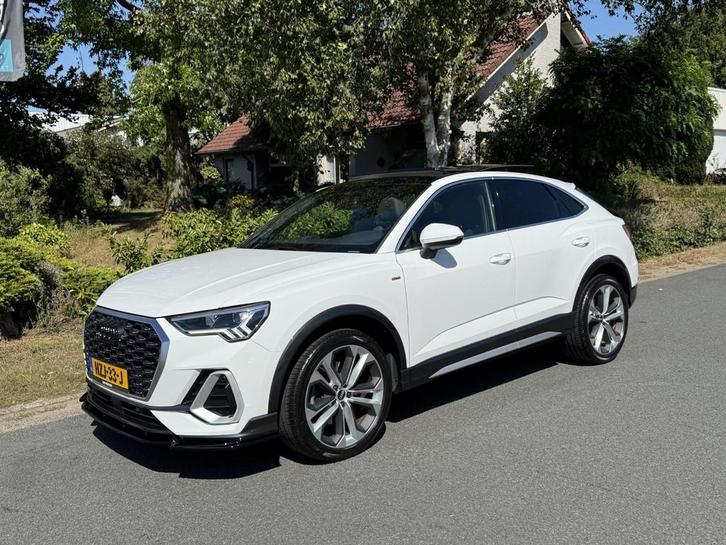 Audi Q3 Sportback 40 TFSI quattro 190PK 3x S-Line•Pano, Auto's, Audi, Bedrijf, Te koop, Q3, 4x4, ABS, Achteruitrijcamera, Airbags