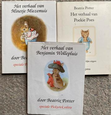 3 boekjes Beatrix Potter, picknick editie beschikbaar voor biedingen