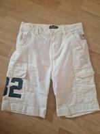 witte zomerbroek, maat 128/134, Ophalen of Verzenden, Zo goed als nieuw, Jongen, Broek