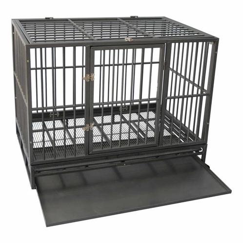 Hondenbench voor zwaar gebruik (Heavy Duty) L (92x62x75 cm), Dieren en Toebehoren, Hondenbenches, Zo goed als nieuw, Ophalen