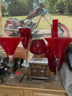 Grote Rode Vazen - set of per stuk, Antiek en Kunst, Ophalen