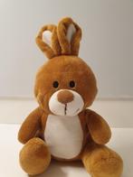 Bruin pluchen konijn- of haasknuffel., Ophalen of Verzenden, Zo goed als nieuw, Konijn