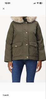 Tommy Hilfiger Parka met bontkraag - XL, Kleding | Dames, Ophalen of Verzenden, Nieuw, Maat 46/48 (XL) of groter, Groen