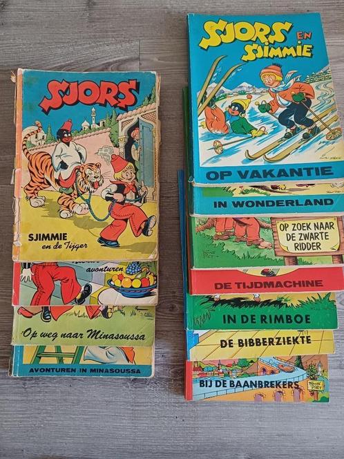 1953 - 1963 11x Stripboeken van Sjors en Sjimmie, Boeken, Stripboeken, Gelezen, Meerdere stripboeken, Ophalen of Verzenden