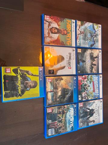 Playstation spellen PS5 en PS4 beschikbaar voor biedingen