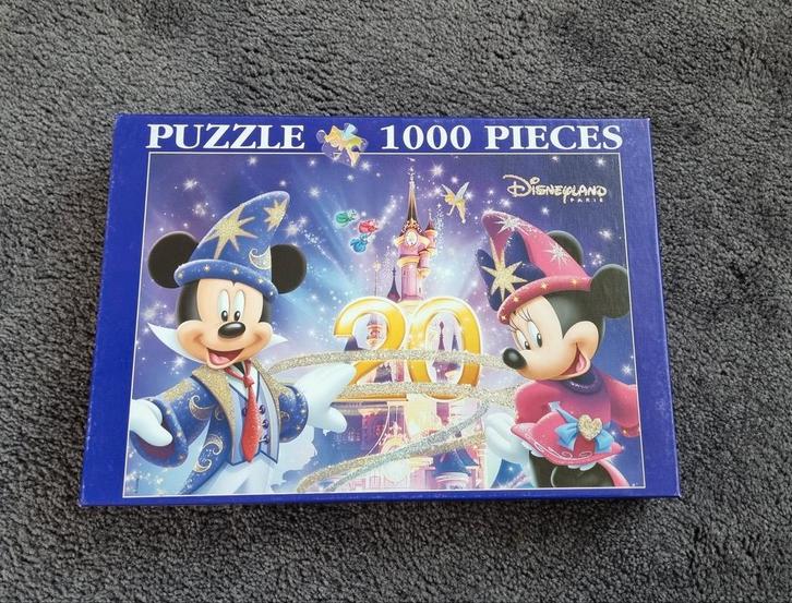 Disneyland Parijs Puzzel 1000 Stukjes, Disney puzzel, Hobby en Vrije tijd, Denksport en Puzzels, Zo goed als nieuw, Ophalen of Verzenden