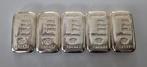 Metalor 5x 100g Zilverbaar - Zeldzame Serie!, Ophalen of Verzenden, Zilver