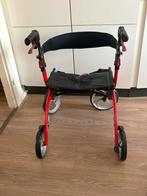 Rode rollator, Ophalen, Opvouwbaar, Gebruikt
