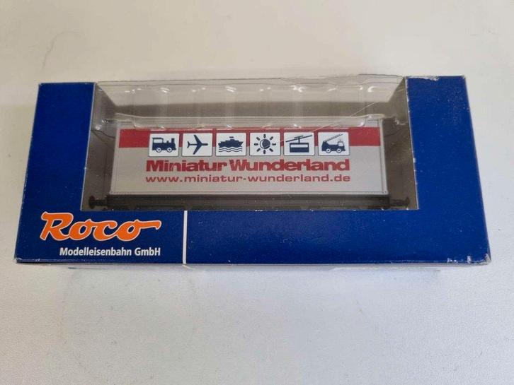Roco 56138 - Goederenwagon 'Miniatur Wunderland', Hobby en Vrije tijd, Modeltreinen | H0, Zo goed als nieuw, Wagon, Gelijkstroom