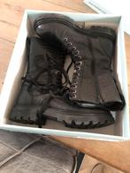 Hoge zwart leren dames laarsen met krokodillen motief, Kleding | Dames, Ophalen, Zo goed als nieuw, Zwart