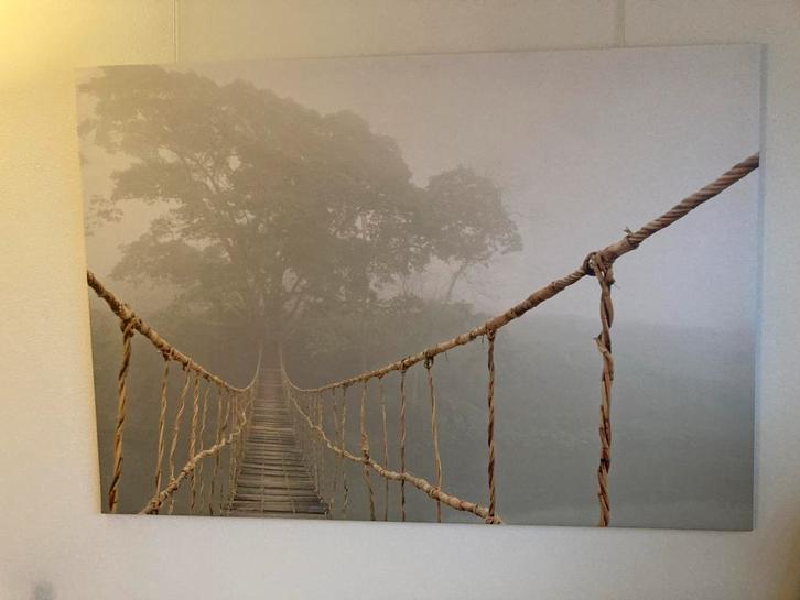 Björksta junglereis 140x200, Huis en Inrichting, Woonaccessoires | Schilderijen, Tekeningen en Foto's, Zo goed als nieuw, Schilderij