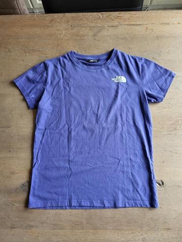 t shirt the north face paars boys 14/16 beschikbaar voor biedingen
