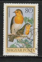 Hongarije 1973 - Vogels - Roodborstje, Ophalen of Verzenden, Gestempeld