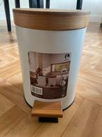 Prullenbak pedaalemmer 3L wit, Ophalen, Met pedaal, Zo goed als nieuw, Minder dan 10 liter