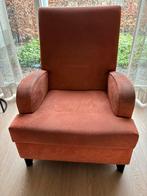 Design stoel Wittmann Fauteuil Roma + hocker, Ophalen of Verzenden, Gebruikt