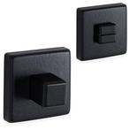 WC garnituur donkergrijs / antraciet met 4mm stift, Verzenden, Nieuw, Slot